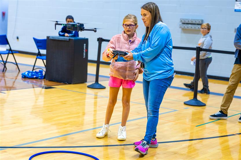 Students at Thompson's Station Elementary STREAM Night